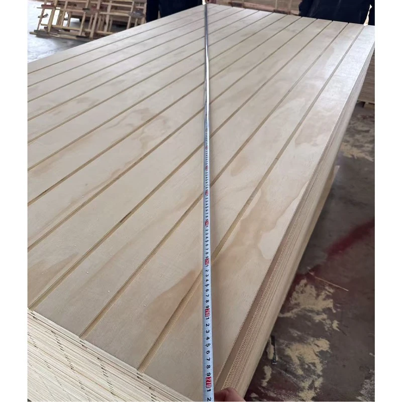 U Groove Slotted Pine Plywood